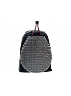 Leather Backpack Crystal Tennis Bag