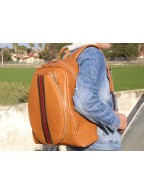 Tennis Bag Leather Backpack