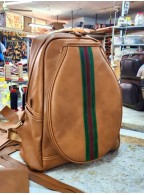 Tennis Bag Leather Backpack