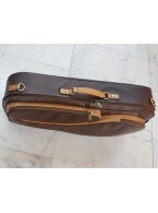 Vintage Leather Tennis Bag