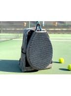 Diamond Crystal Backpack Gray Tennis Bag